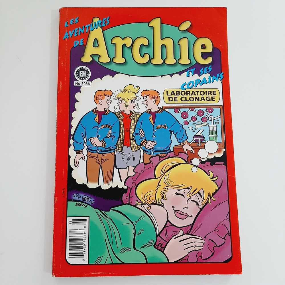 🍒4 for $20🍒 Les Aventures De Archie - French - No. 8088 Kids Comic Book